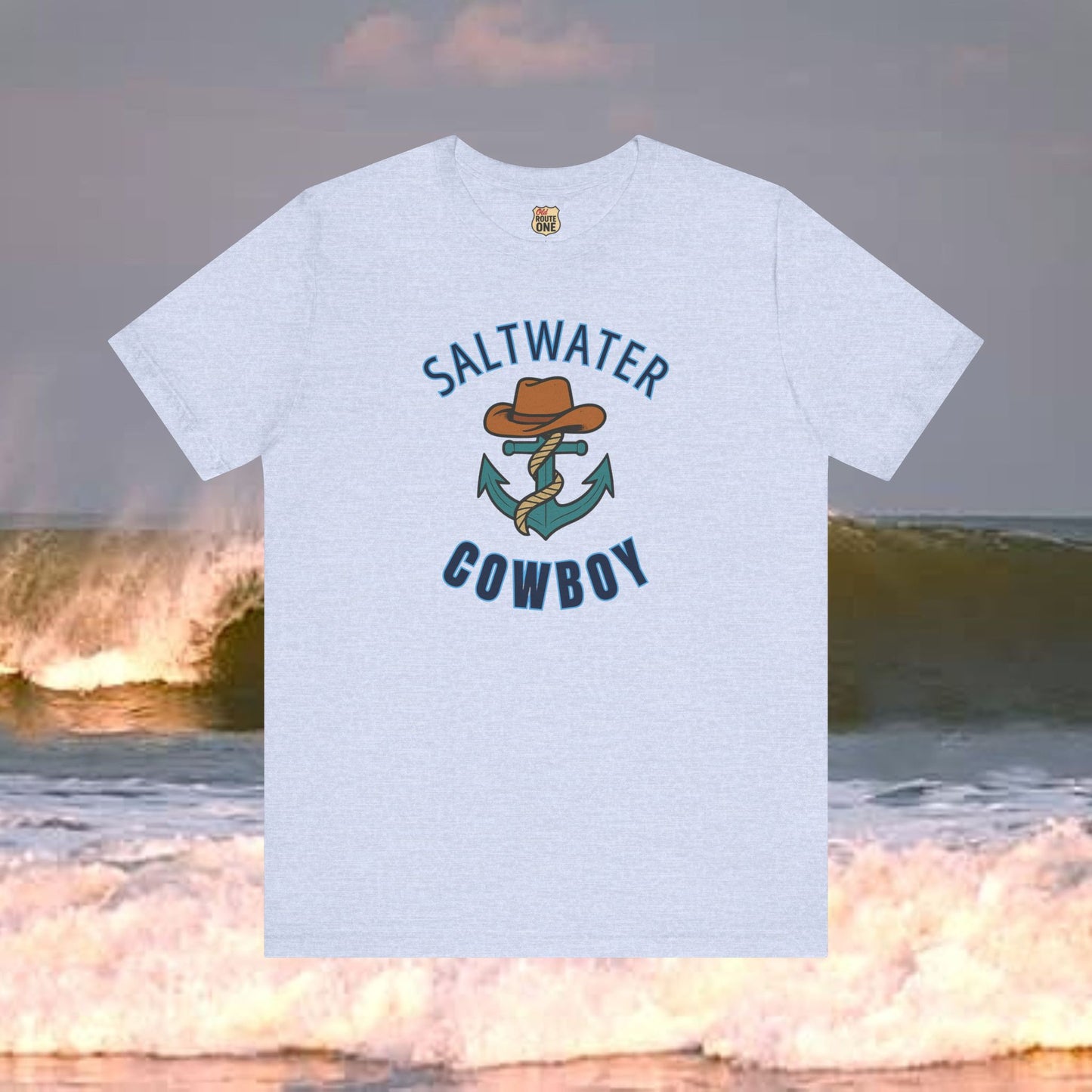 Saltwater Cowboy T-shirt - Coastal Freedom Collection