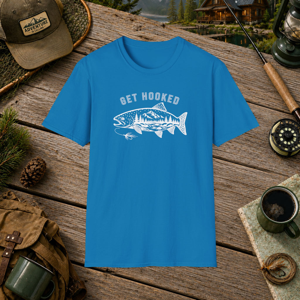Get Hooked fishing T-Shirt