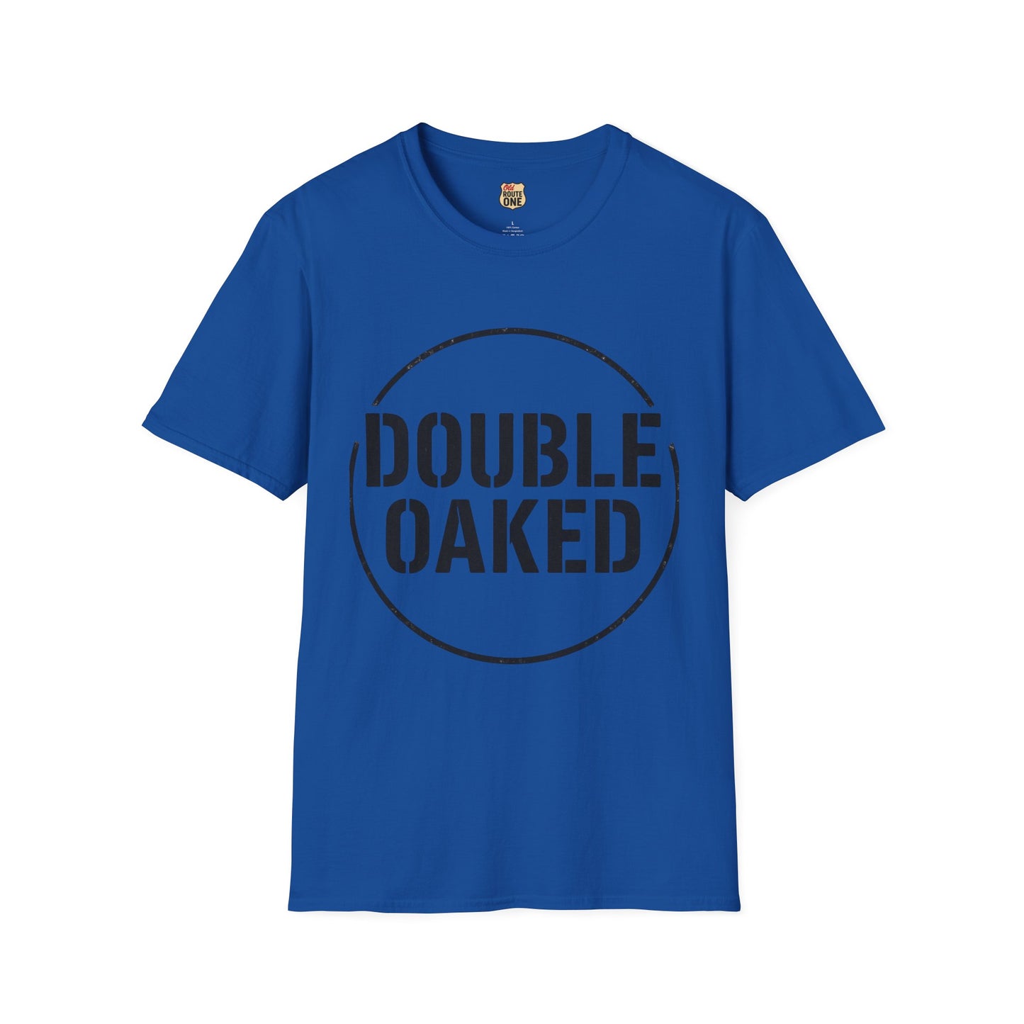 DOUBLE OAKED, Bourbon, Graphic T-shirt, Tee, Casual Gift, Unisex Apparel