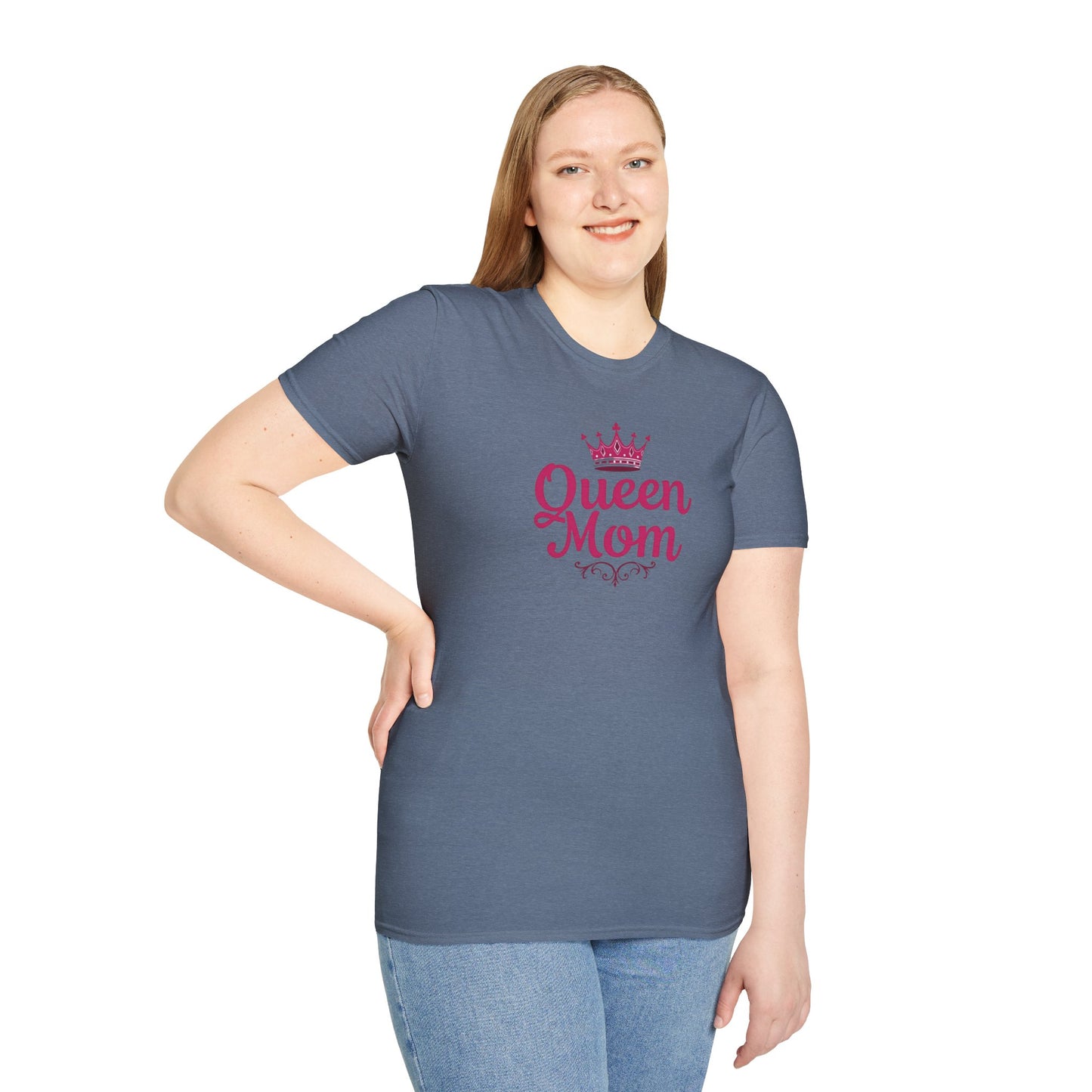 Queen Mom Tee Perfect Gift for Mom T-shirt Birthday Gift Mother's Day Gift for Her Women's Tshirt Gift