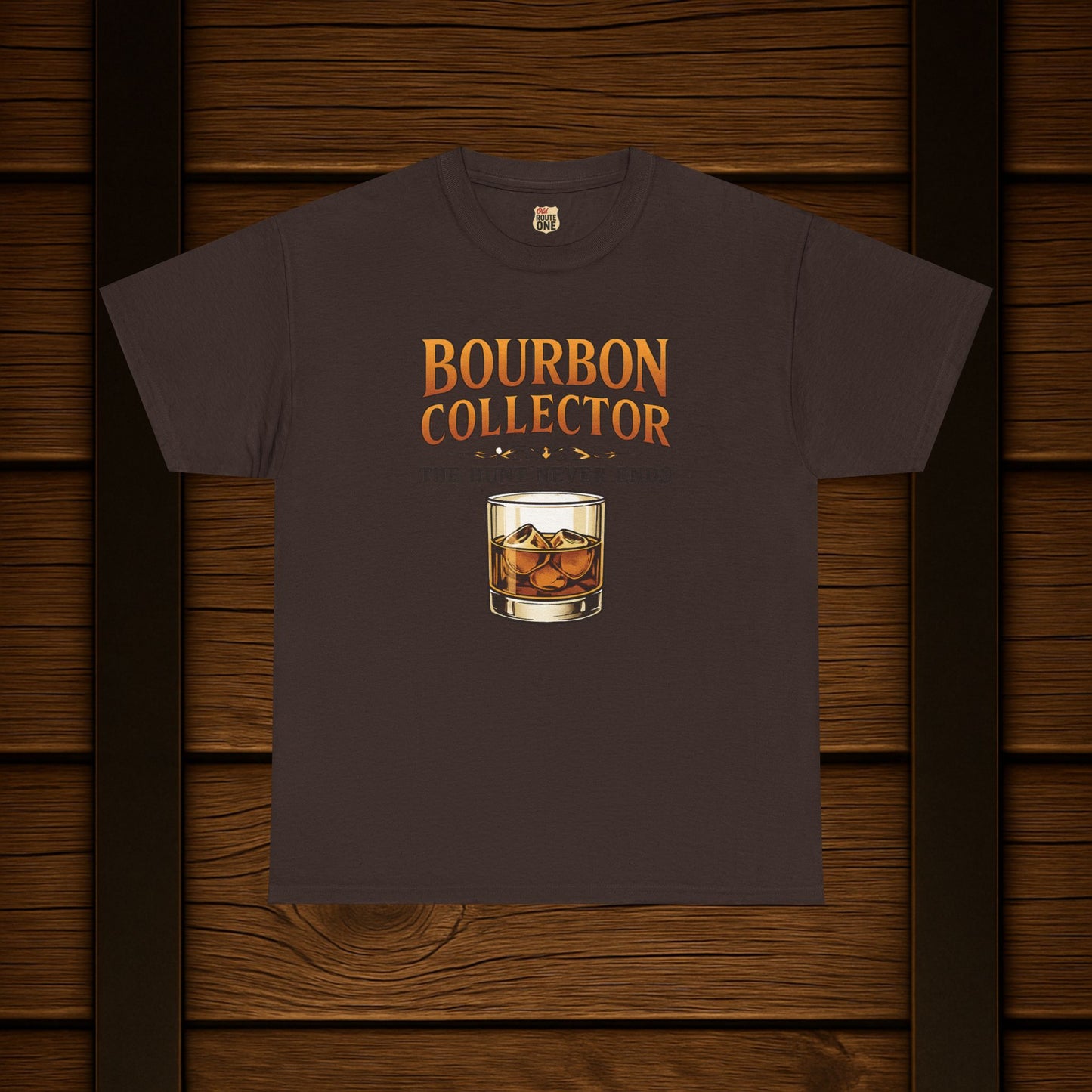 Bourbon Collector The Hunt graphic t-shirt