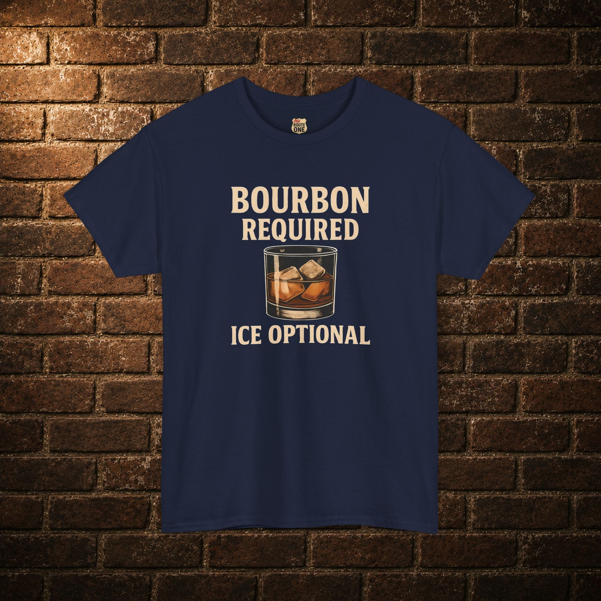 Bourbon Required Ice Optional T-shirt