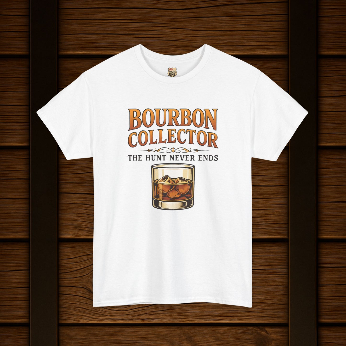 Bourbon Collector The Hunt graphic t-shirt