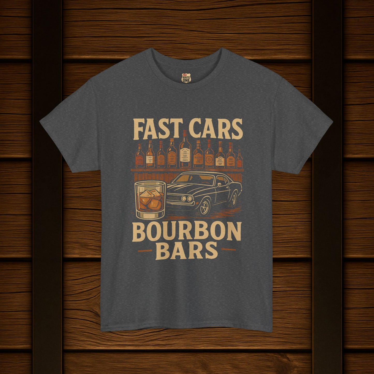 Fast Cars Bourbon Bars T-Shirt