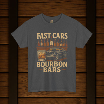 Fast Cars Bourbon Bars T-Shirt