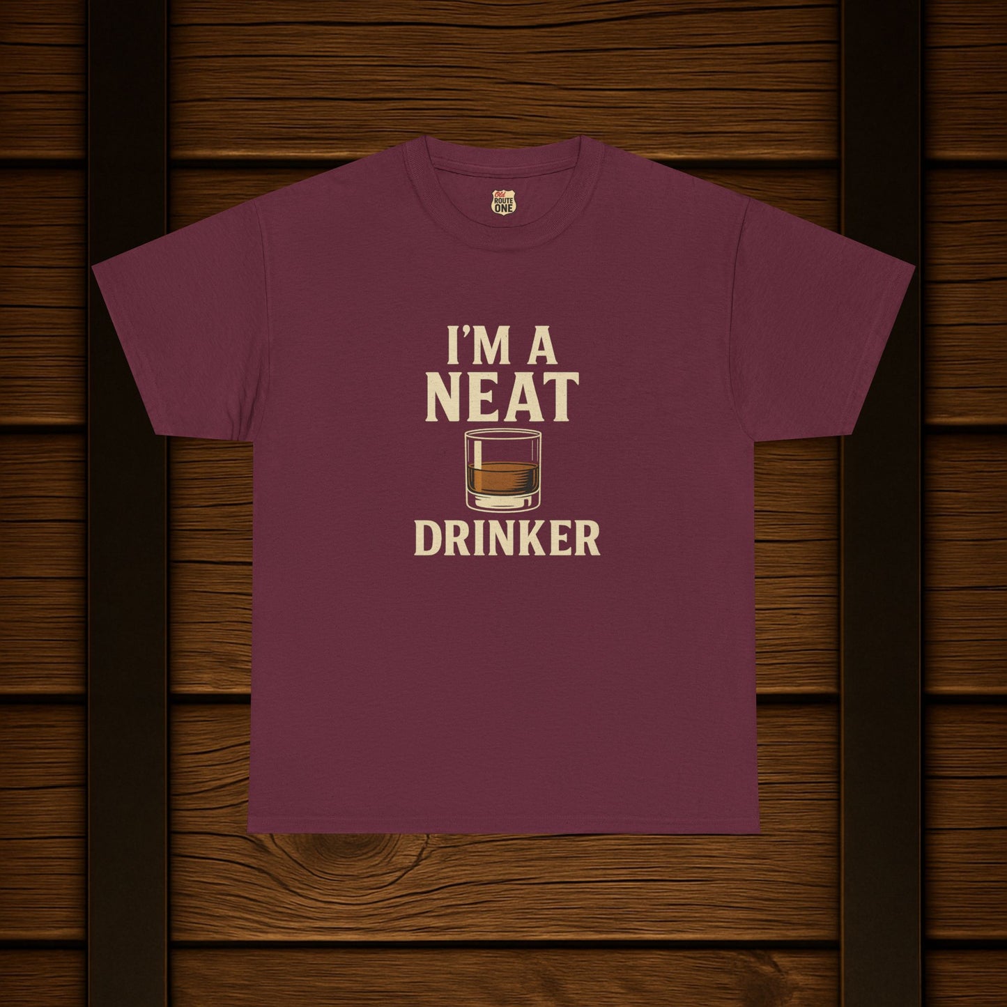 NEW Neat Drinker Bourbon T-shirt