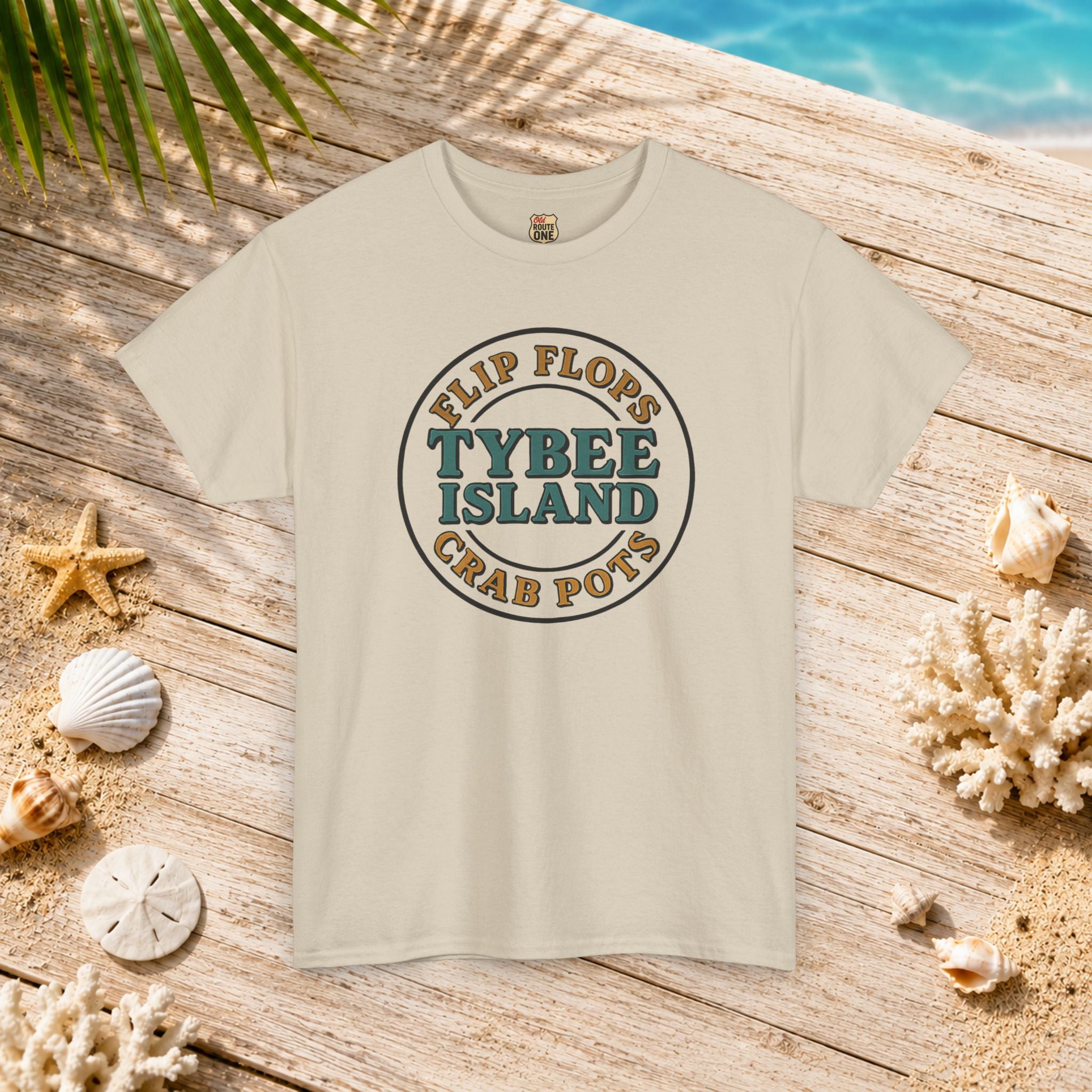 Tybee Island Flip Flops and Crab Pots , Everyday Tees