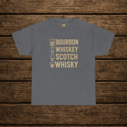 Bourbon Whiskey Scotch Whisky T-shirt