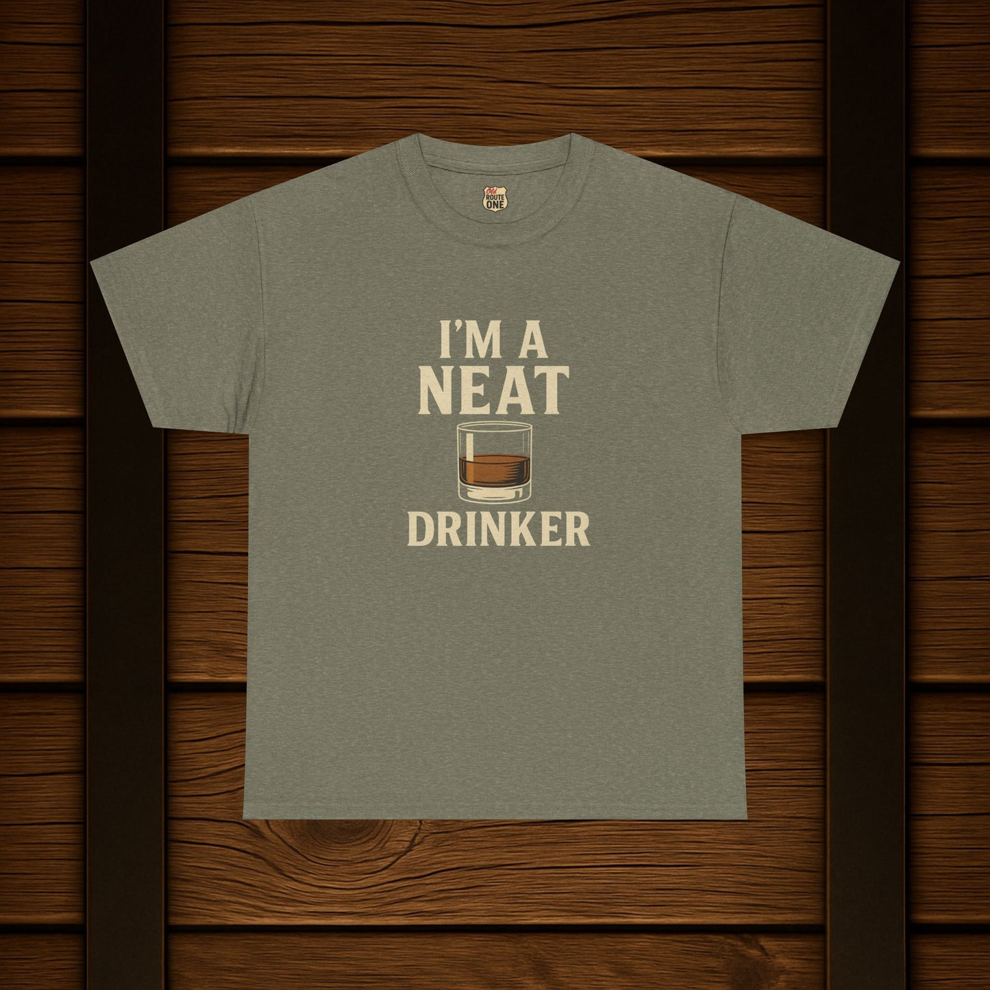 NEW Neat Drinker Bourbon T-shirt