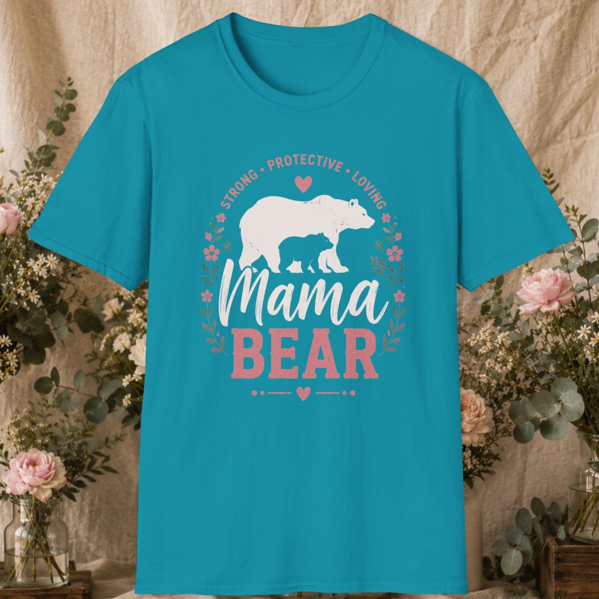 Mama Bear floral T-Shirt