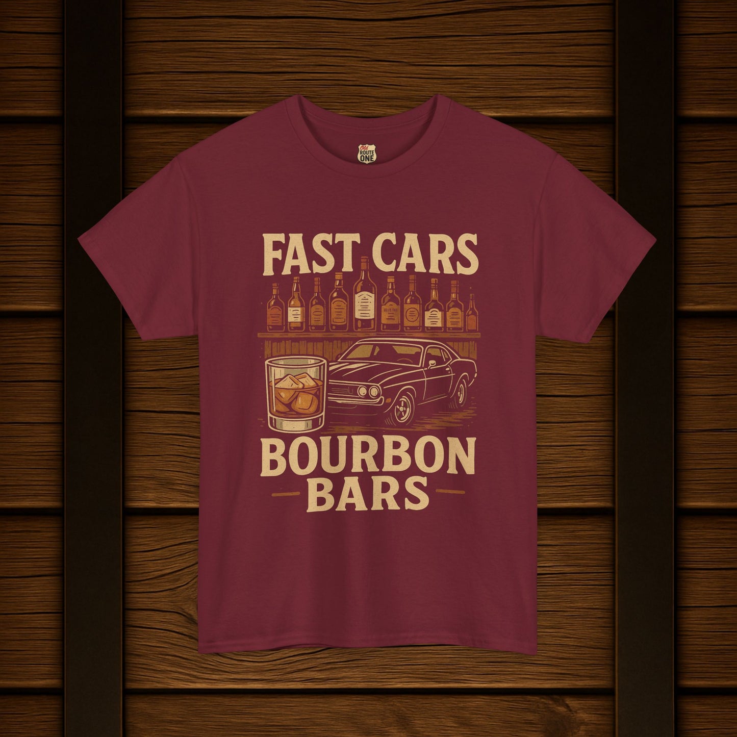 Fast Cars Bourbon Bars T-Shirt