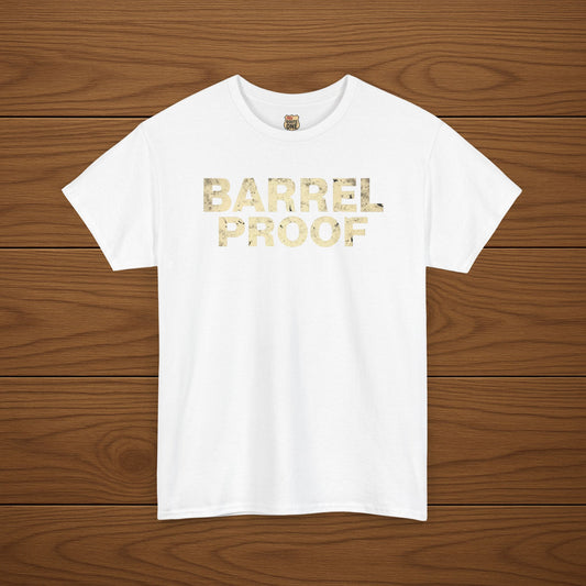 Barrel Proof Shirt For Dad Gift Idea For Bourbon Themed Clothing For Men Casual Wear To Distillery Fashion Apparel Gift Idea For Whiskey