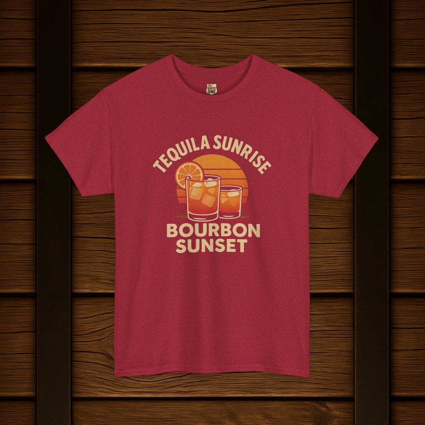 Tequila Sunrise Bourbon Sunset T-shirt