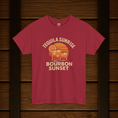 Tequila Sunrise Bourbon Sunset T-shirt