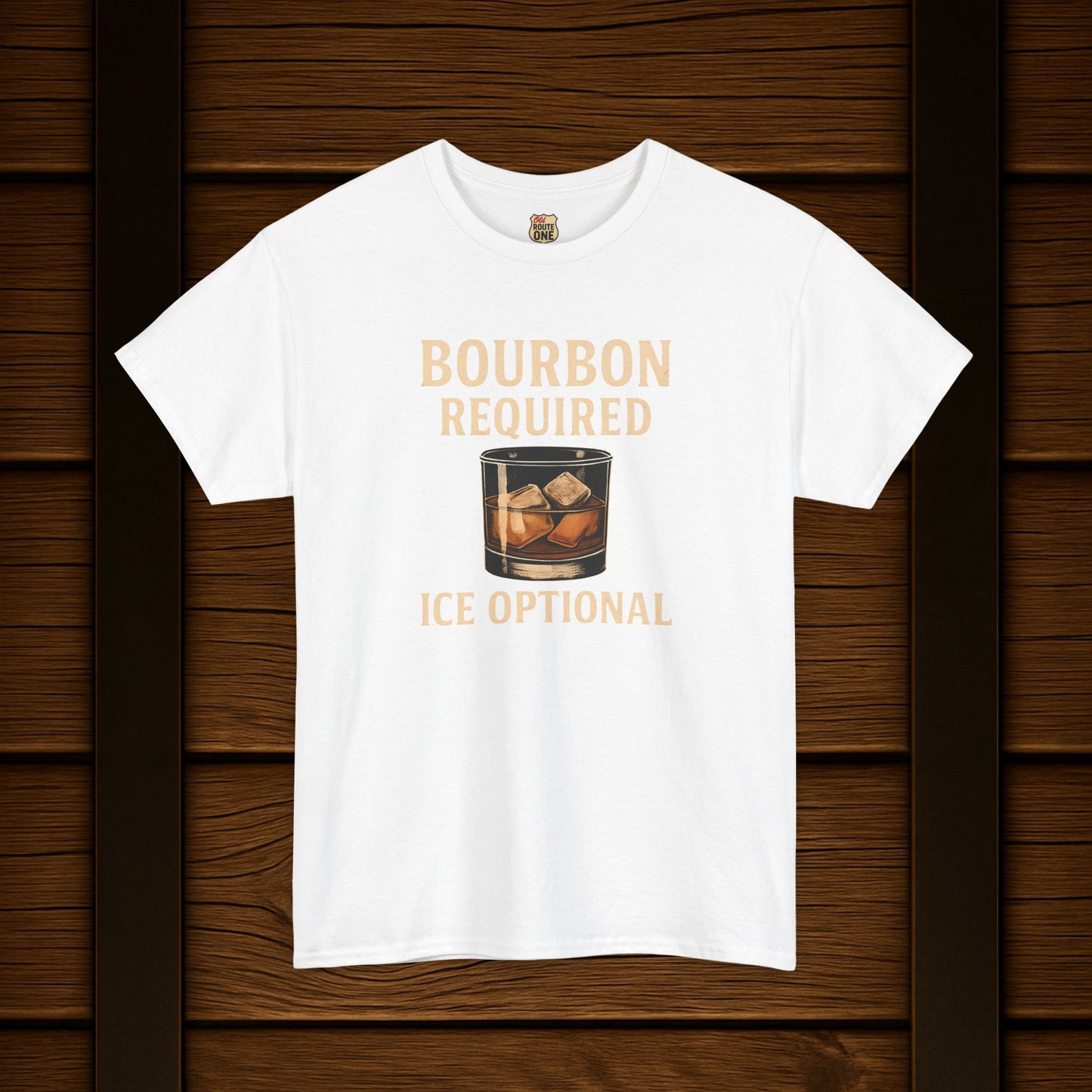 Bourbon Required Ice Optional T-shirt