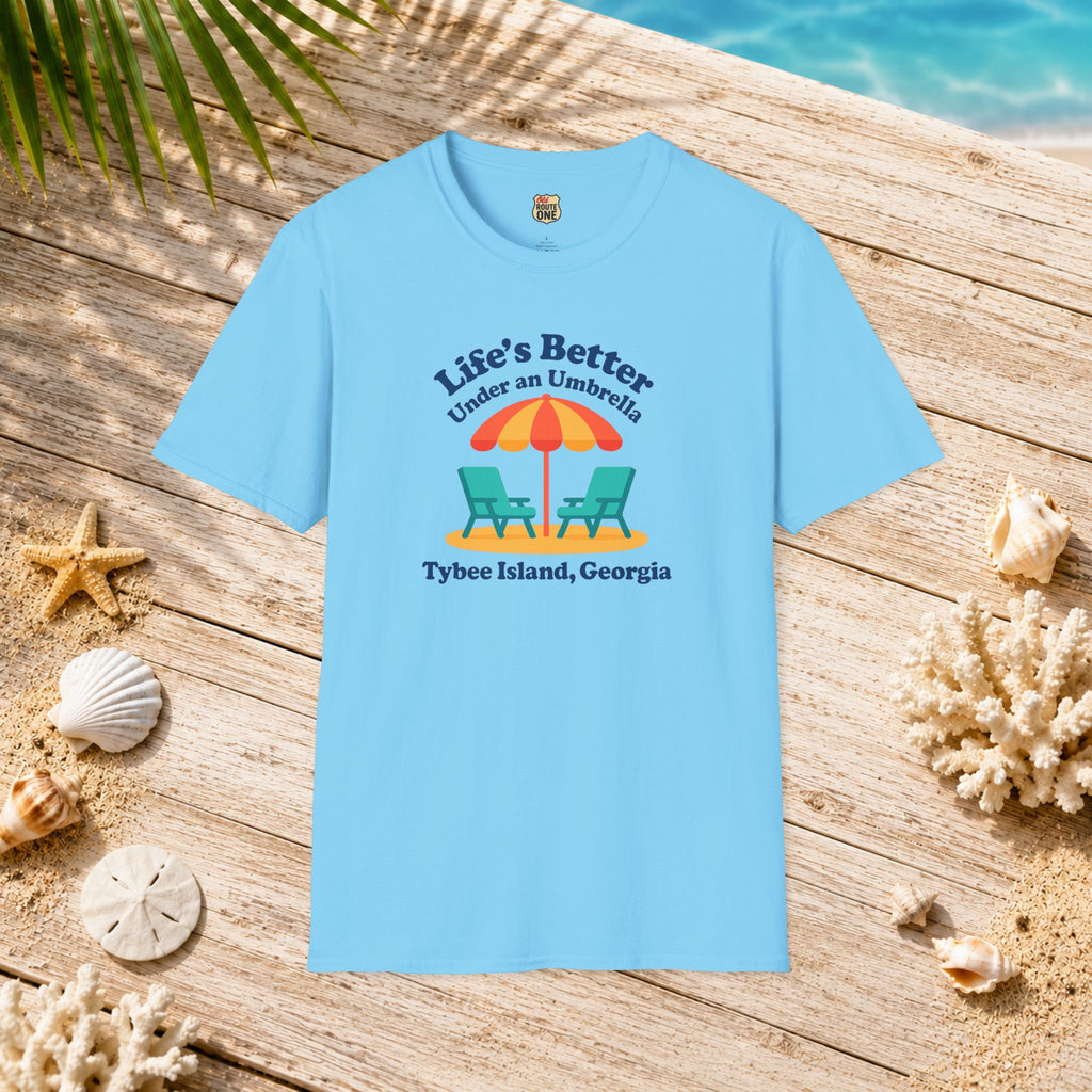 Life's Better Under an Umbrella Tybee Island tee