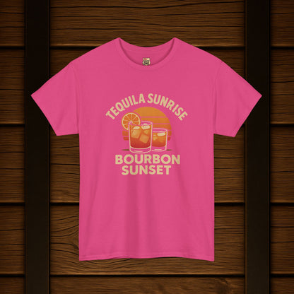 Tequila Sunrise Bourbon Sunset T-shirt