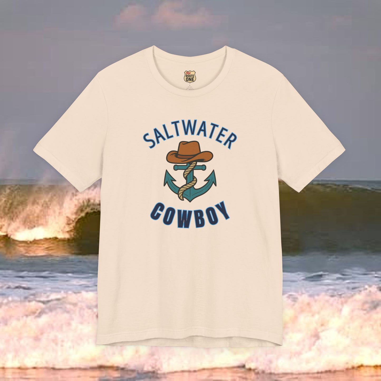 Saltwater Cowboy T-shirt - Coastal Freedom Collection