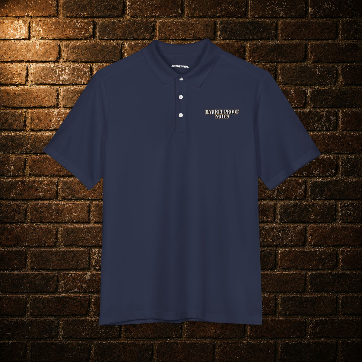 Men's Embroidered Patrol Polo — "Respect the Badge" Law Enforcement Duty Shirt