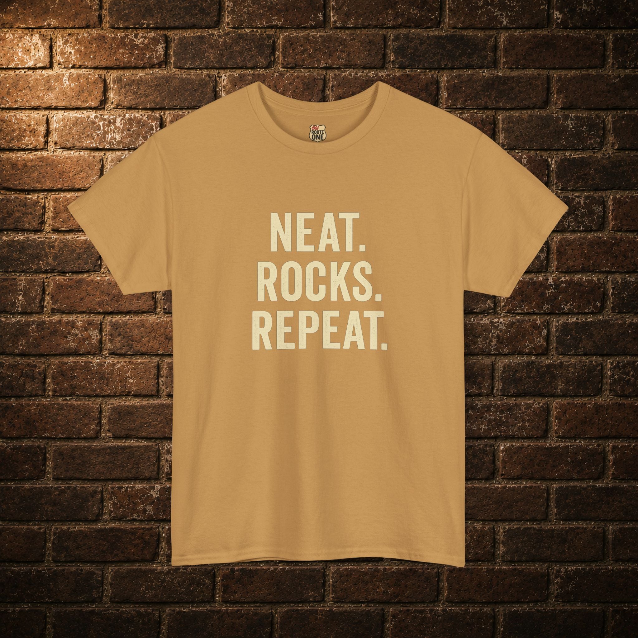 Neat. Rocks. Repeat. T-shirt