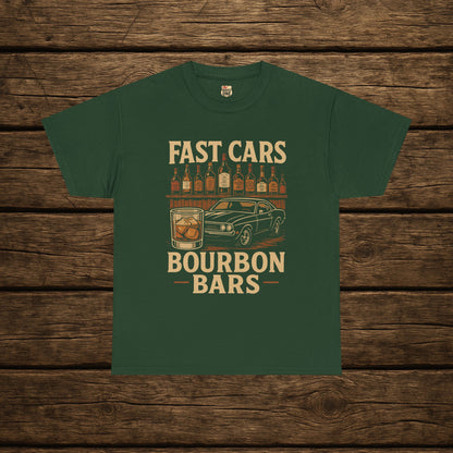 Fast Cars Bourbon Bars T-Shirt