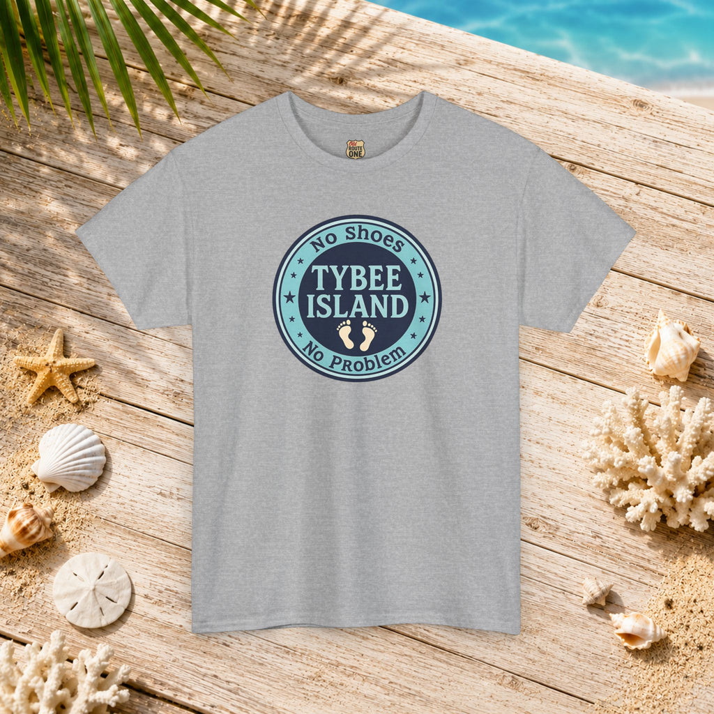 Tybee Island No Shoes No Problem , Everyday Tees