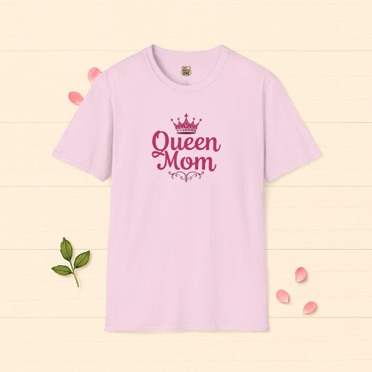 Queen Mom Tee Perfect Gift for Mom T-shirt Birthday Gift Mother's Day Gift for Her Women's Tshirt Gift